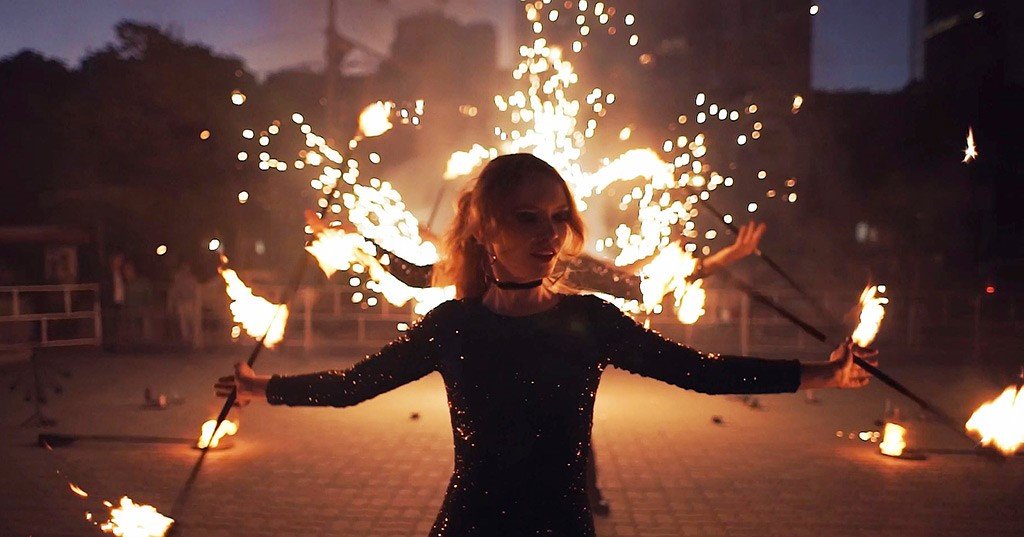 Огненное шоу Шоу в стиле чёрный блюз Трио премиум купить и заказать в Ростове на Дону
